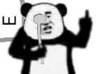 熊猫人测视力(中指)