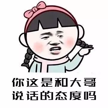 你这是和我说话的态度吗。
