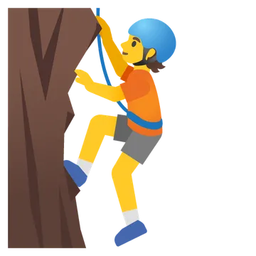 Person climbing