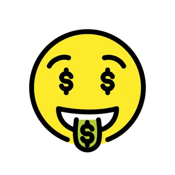 Money-mouth face