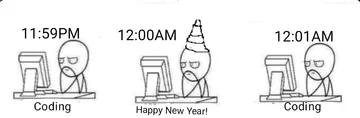 Programmers During New Years