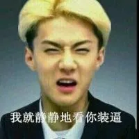 我就静静地看你装逼