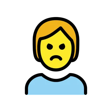 Person pouting