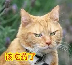 该吃药了