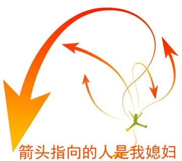 箭头指向的人是我媳妇