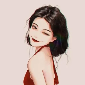 红衣女子女生头像5