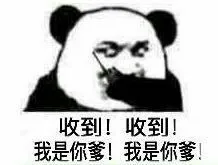 收到!收到!我是你爹!我是你爹!