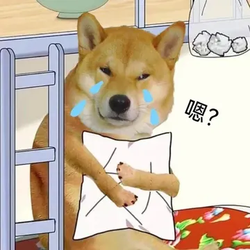 哭泣狗子表情包 嗯？