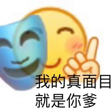 我的真面目就是你爹（孙一宁王思聪聊天表情包）
