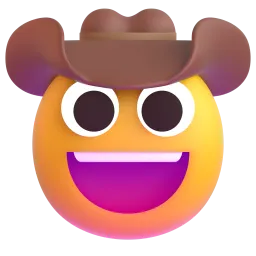 Cowboy hat face