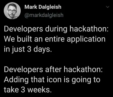 Hackathon Energy Vs. Real World Velocity