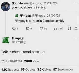 So Who Is Sending Patches Now