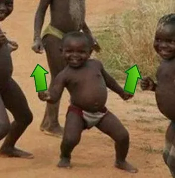 Third World Success Kid Upvote