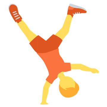 Person cartwheeling