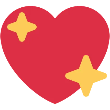 Sparkling heart