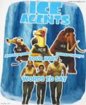Ice agents announcement template