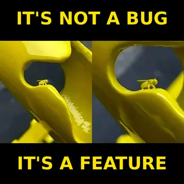 It's Not A Bug, It's A Feature