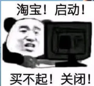 淘宝!启动!买不起!关闭!