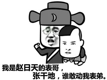 我是赵日天的表哥，张干地，谁敢动我表弟！！！