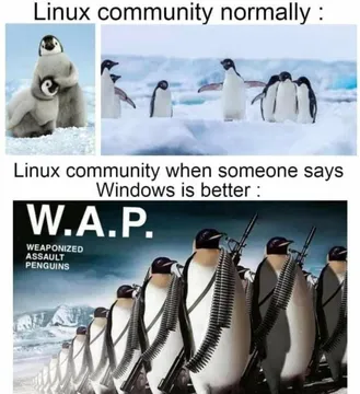 Weaponized Assault Penguins: The Linux Defense Force