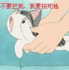 猫：不要拦我，我要拍死他
