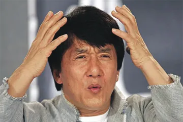 Jackie Chan Confused