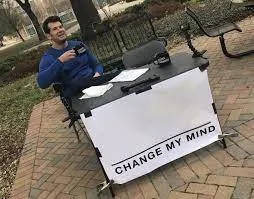 Man at Desk Prove Me Wrong