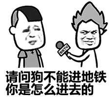 请问狗不能进地铁你是怎么进去的