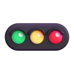 Horizontal traffic light
