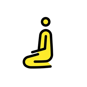 Person kneeling