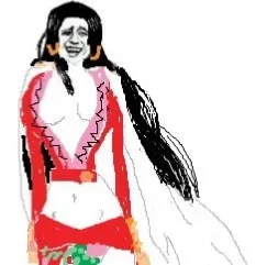 海贼王手绘系列金馆长表情:女帝波雅·汉库克