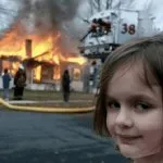 Disaster Girl (GIF) GIF Template
