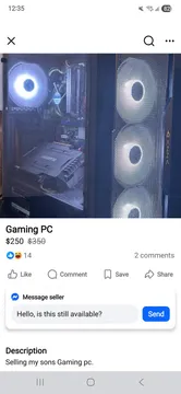 This Mom Selling Her Son's Gaming PC...