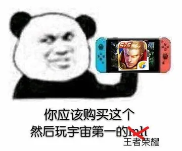 你应该购买这个，然后玩宇宙第一的王者荣耀！