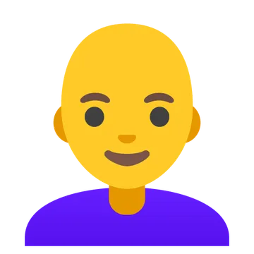 Woman: bald