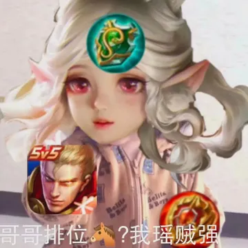瑶瑶表情包：哥哥排位吗 我瑶贼强