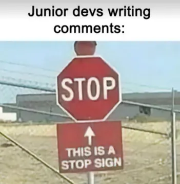 Junior Devs Writing Comments