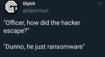 Hope he got backups
