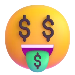 Money-mouth face
