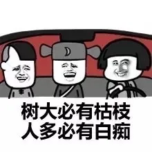 树大必有枯枝，人多必有白痴