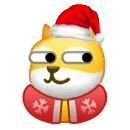 doge圣诞衣圣诞帽表情包