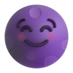 New moon face