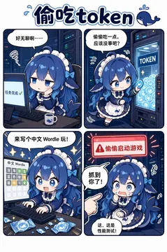 偷吃token 好无聊啊 偷偷吃一点， 应该没事吧？ TOK