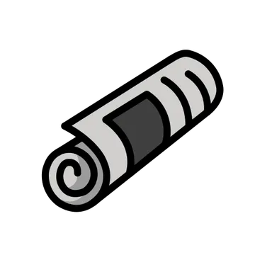Rolled-up newspaper