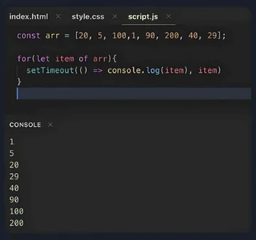 Timeout Sort: The Accidental Sorting Algorithm