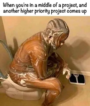 The Context Switching Shower Of Despair