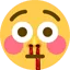 Flushed nosebleed