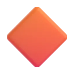 Large orange diamond