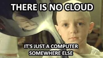 10 Year Old Me After Learning About Cloud