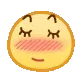 害羞小黄脸gif表情包